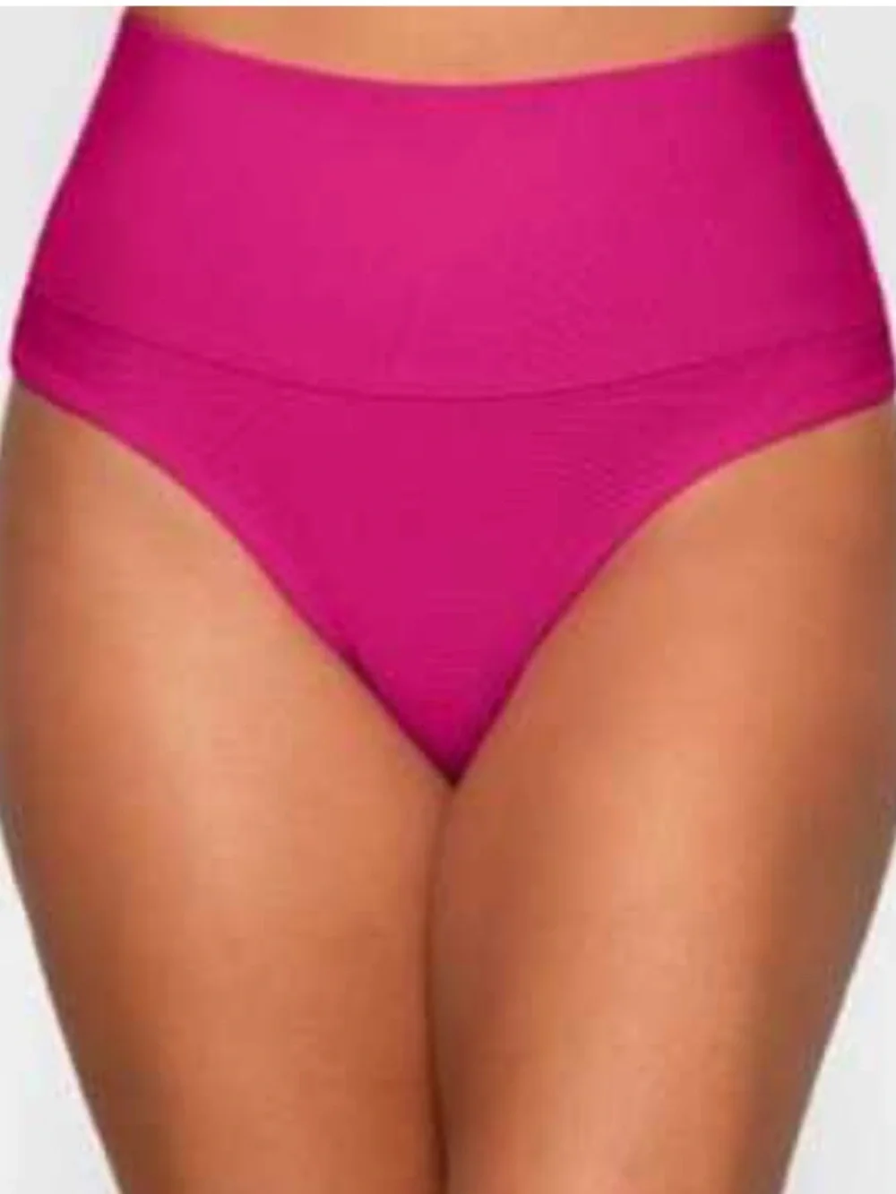 SKIMS Hot Pink Ribbed Bikini Bottom medium new with tags